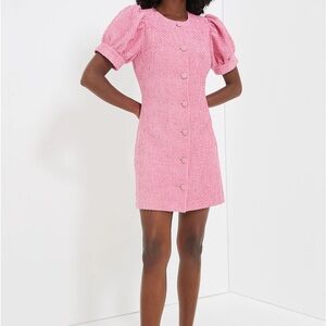 HYACINTH HOUSE

Pink Tweed Kit Mini Dress
